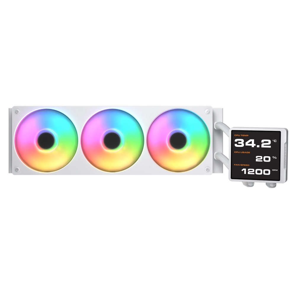 Cougar CPU Cooler Liquid Poseidon Vistek Pro ARGB 360 (White) view 2
